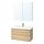 GODMORGON/ODENSVIK, bathroom furniture, set of 4