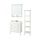 HEMNES/RÄTTVIKEN, bathroom furniture, set of 5