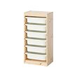 TROFAST storage combination with boxes