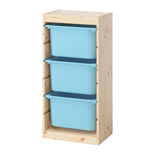 TROFAST, storage combination with boxes