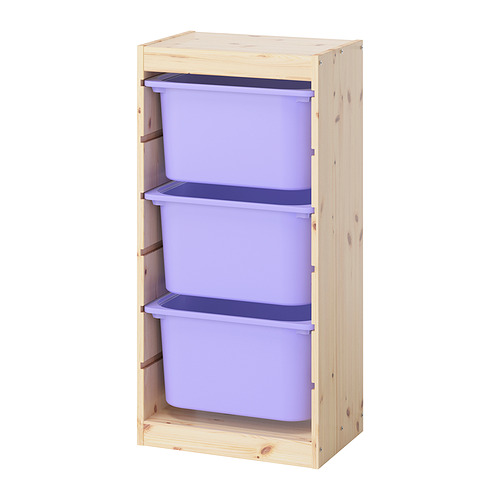 TROFAST, storage combination with boxes