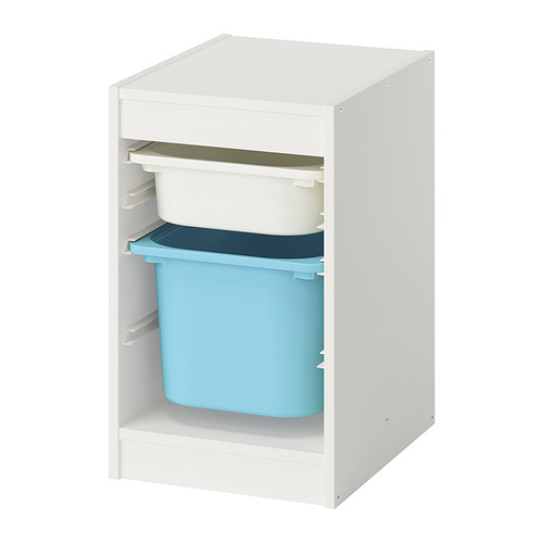 TROFAST storage combination with boxes
