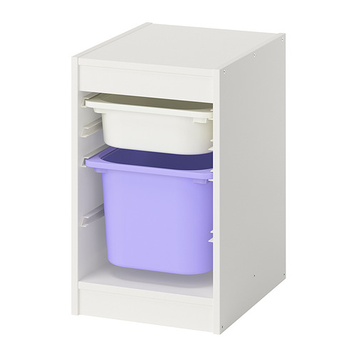 TROFAST storage combination with boxes