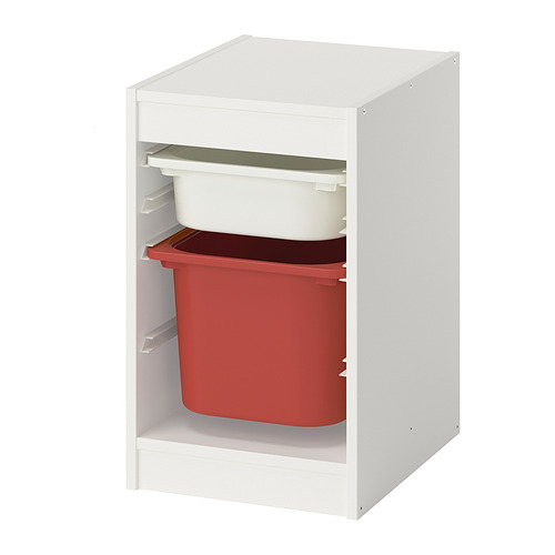 TROFAST storage combination with boxes