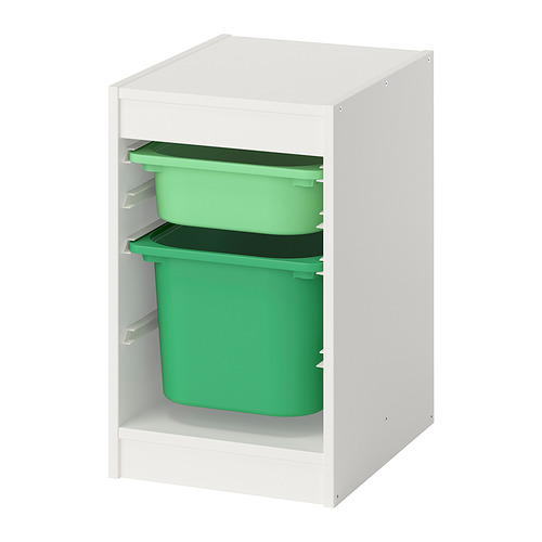 TROFAST storage combination with boxes