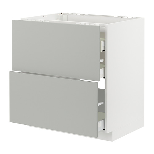 METOD/MAXIMERA base cab f hob/2 fronts/3 drawers