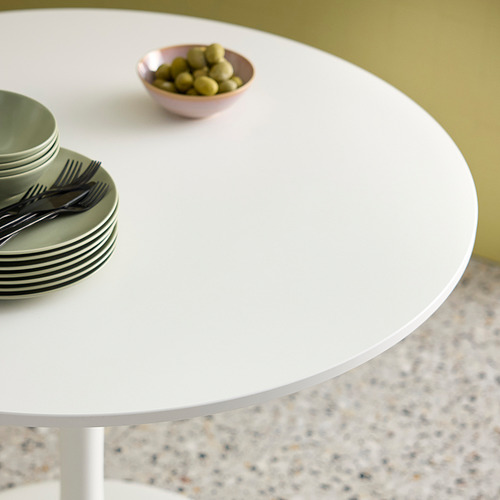 DOCKSTA/SANDSBERG, borð og fjórir stólar