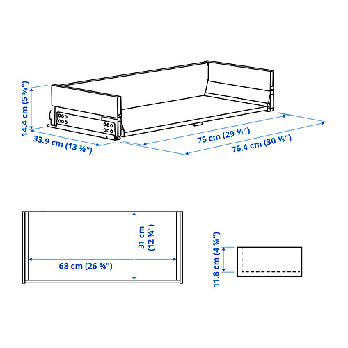 KNIVSHULT drawer, medium