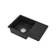 KILSVIKEN inset sink, 1 bowl with drainboard