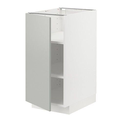 METOD base cabinet with shelves