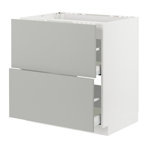 METOD/MAXIMERA base cab f hob/2 fronts/2 drawers