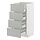 METOD/MAXIMERA, base cab 4 frnts/4 drawers