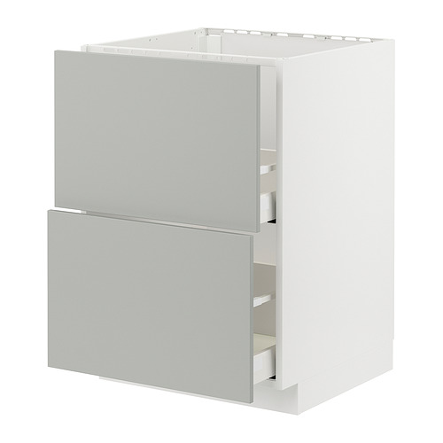 METOD/MAXIMERA base cab f sink+2 fronts/2 drawers