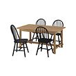 NORDVIKEN/SKOGSTA table and 4 chairs