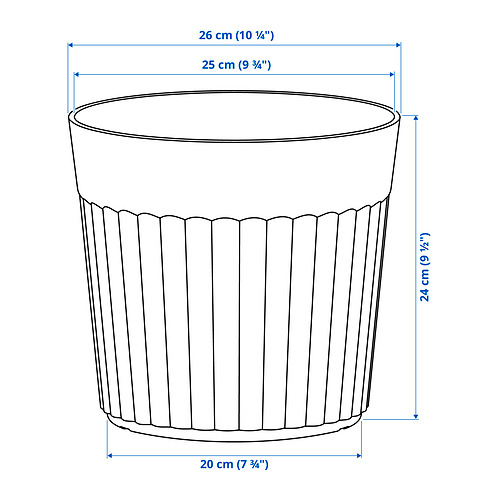 FRÄKENVÄXT plant pot