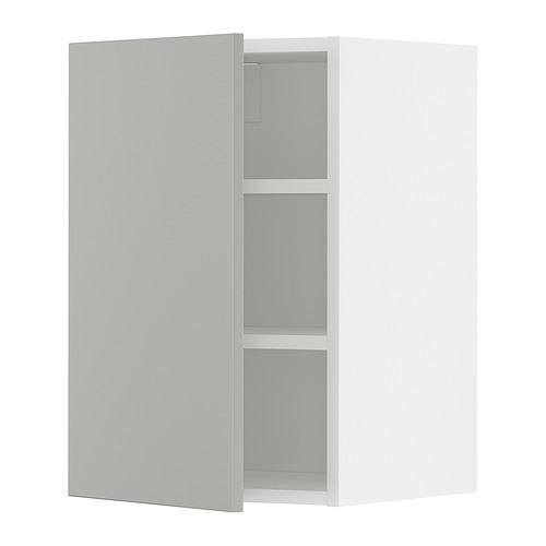 METOD wall cabinet with shelves