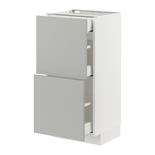 METOD/MAXIMERA base cab with 2 fronts/3 drawers