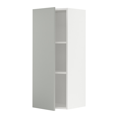 METOD wall cabinet with shelves