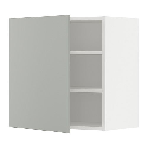 METOD wall cabinet with shelves