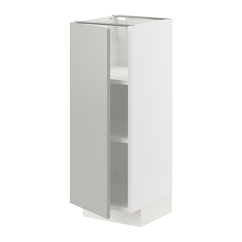 METOD base cabinet with shelves