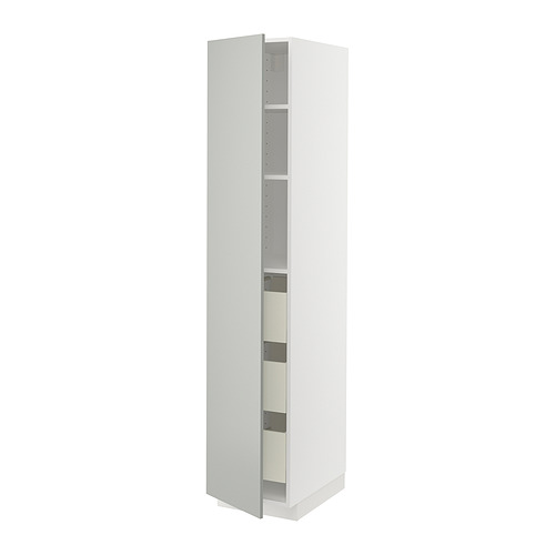 METOD/MAXIMERA high cabinet with drawers