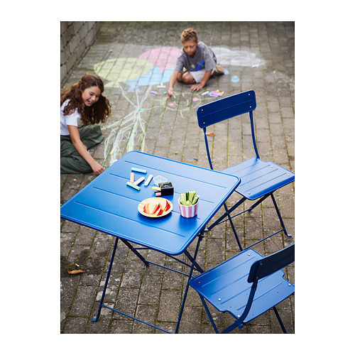 SUNDSÖ, borð og tveir fellistólar