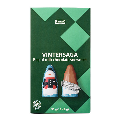 VINTERSAGA, bag of milk chocolate snowmen