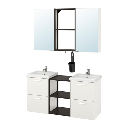 ENHET/TVÄLLEN, bathroom furniture, set of 22