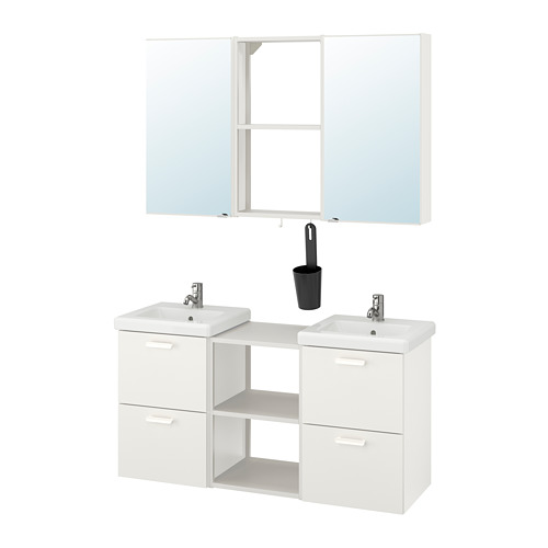 ENHET/TVÄLLEN, bathroom furniture, set of 22