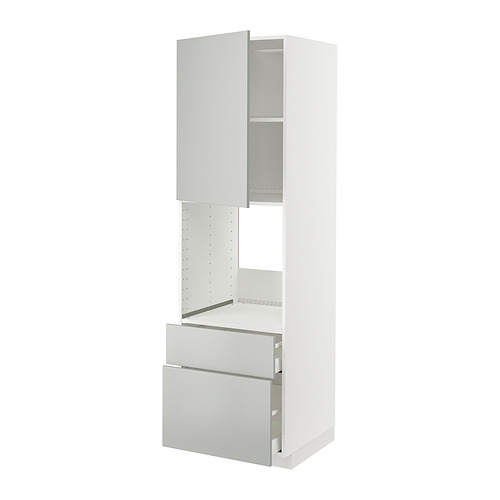 METOD/MAXIMERA, hár skápur f/ofn/hu/2frhl/1m/1h skú