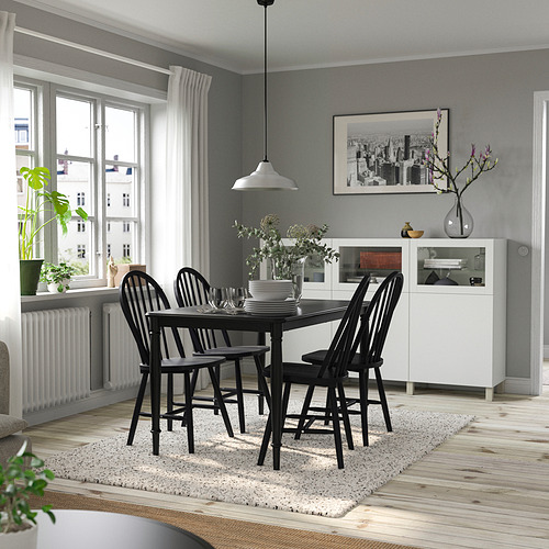 DANDERYD/SKOGSTA, borð og fjórir stólar