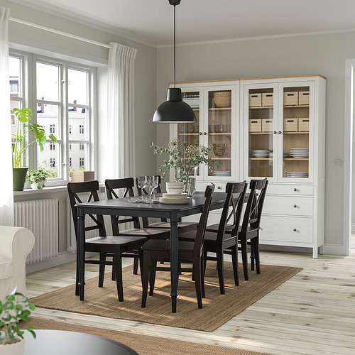 DANDERYD/INGOLF, table and 6 chairs