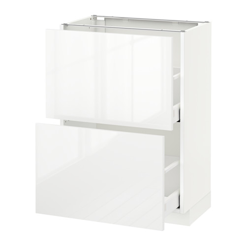 METOD/MAXIMERA base cabinet with 2 drawers