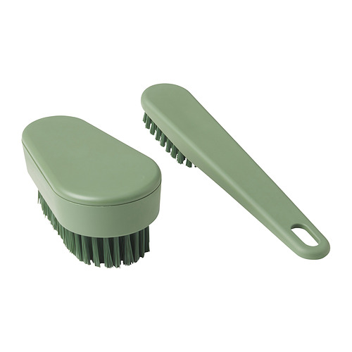 PEPPRIG, scrubbing brush, set of 2