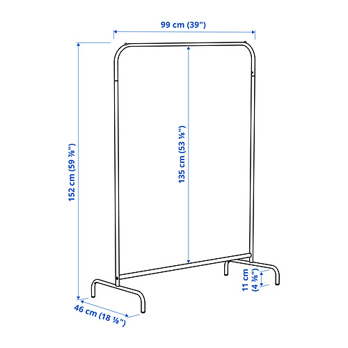 MULIG clothes rack