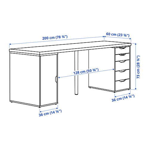 LAGKAPTEN/ALEX desk