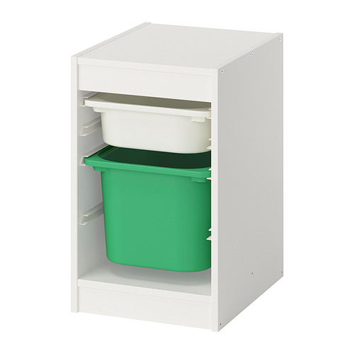 TROFAST storage combination with boxes