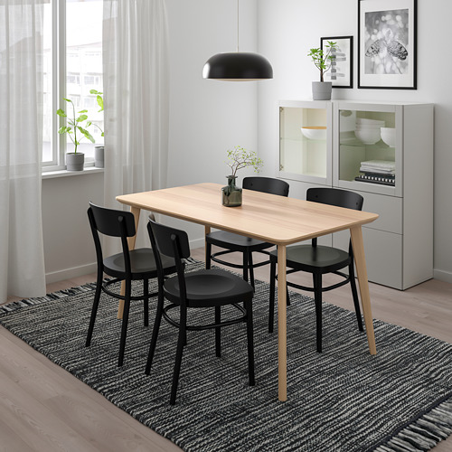 LISABO/IDOLF, table and 4 chairs