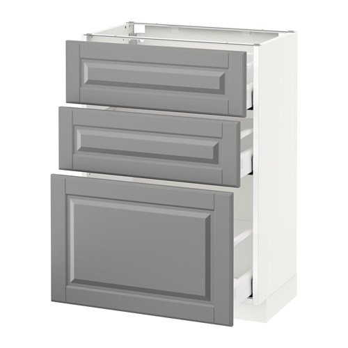 METOD/MAXIMERA base cabinet with 3 drawers