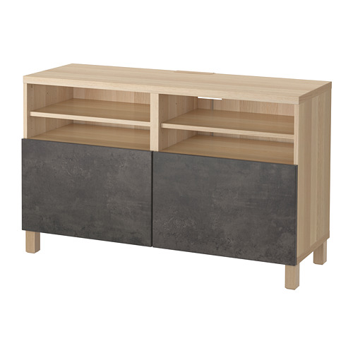 BESTÅ, TV bench with doors