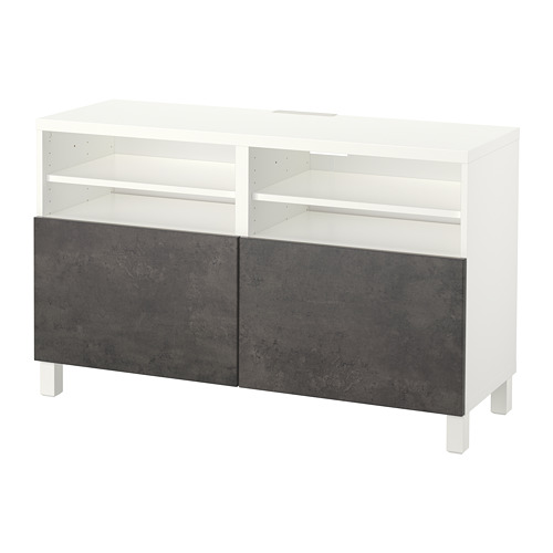 BESTÅ, TV bench with doors