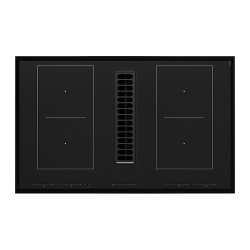 TÄCKNAN, ind hob/int extractor w recirc kit