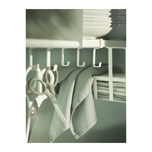 PÅLYCKE, clip-on hook rack