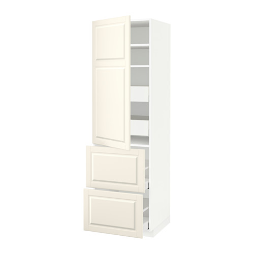 METOD/MAXIMERA hi cab w shlvs/4 drawers/dr/2 frnts