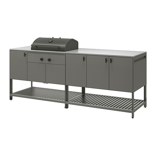 BÅTSKÄR, outdoor kitchen w charcoal barbecue