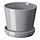 CITRUSFRUKT, plant pot with saucer