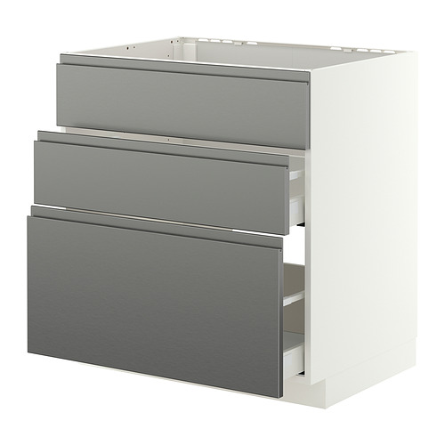METOD/MAXIMERA base cab f sink+3 fronts/2 drawers