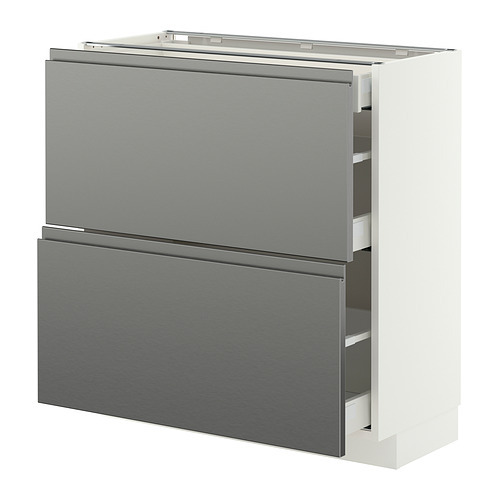 METOD/MAXIMERA base cab with 2 fronts/3 drawers