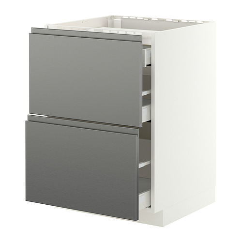 METOD/MAXIMERA base cab f hob/2 fronts/3 drawers
