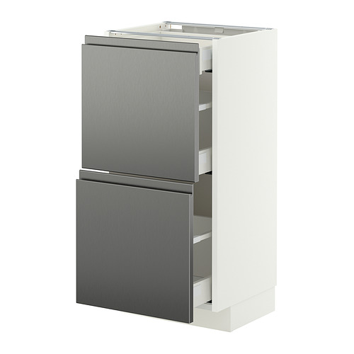 METOD/MAXIMERA base cab with 2 fronts/3 drawers